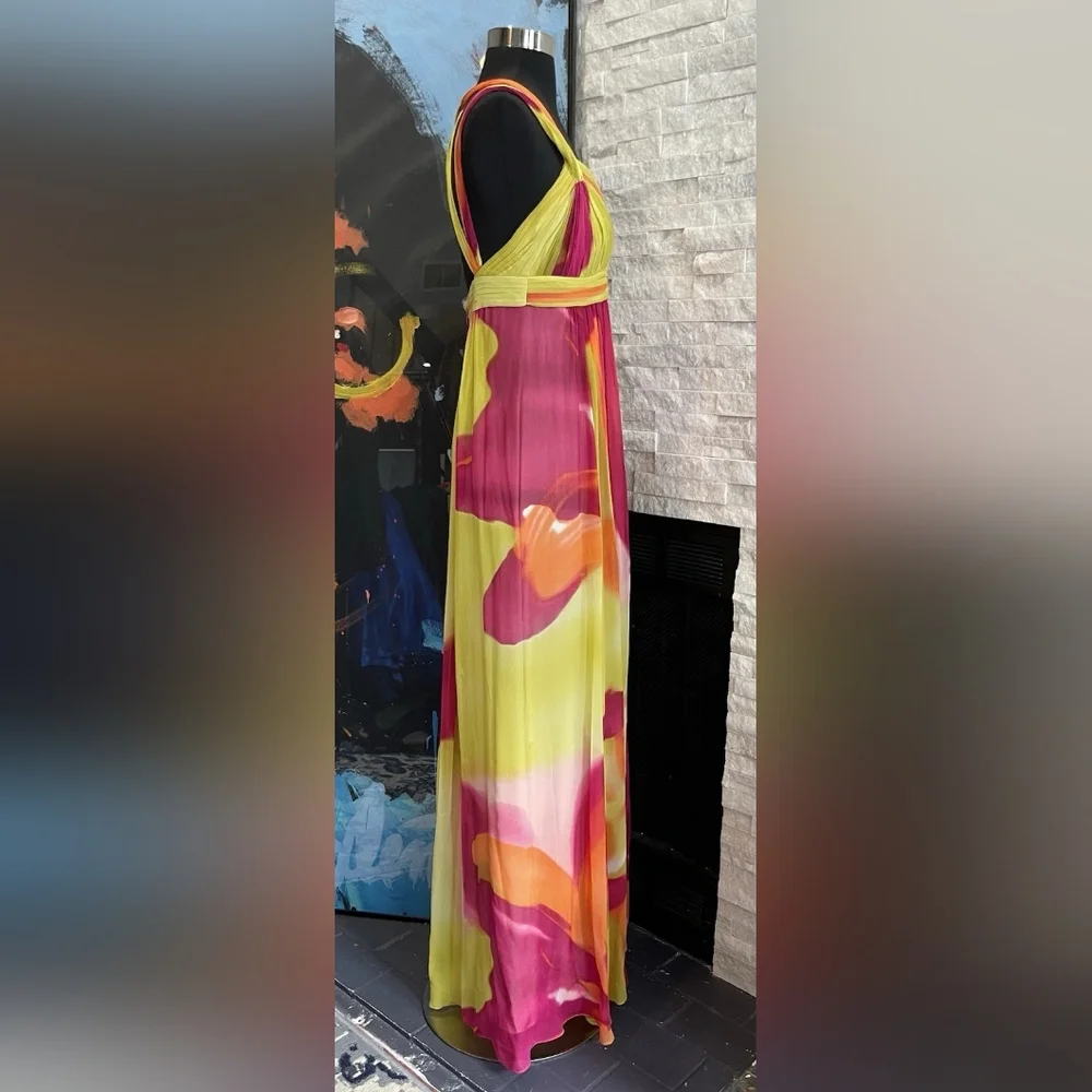 Vibrant Multicolor Maxi Dress - Picture 2 of 4